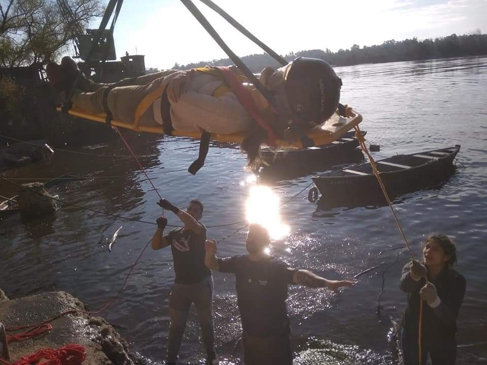 Rescate en aguas 
